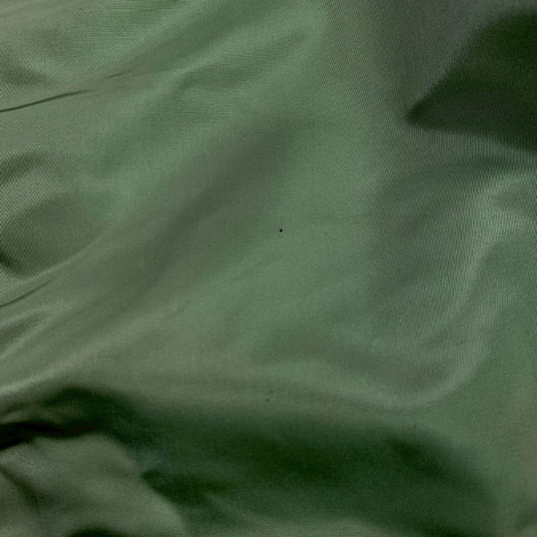 90s USA製 アルファ N-2B フライトジャケット カーキ L　D781