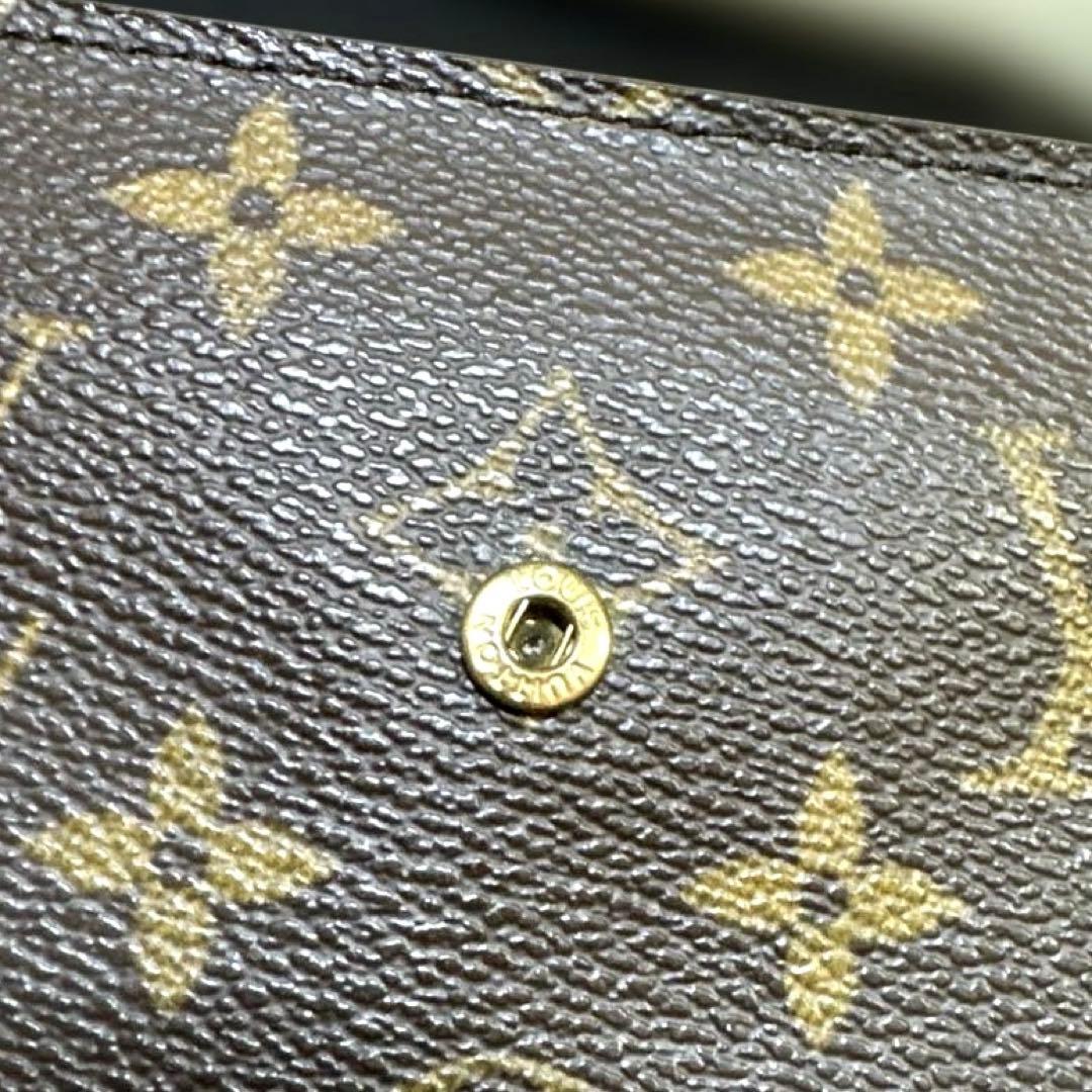 ⑩☆美品/Ⓜ️サイズ♪ポルトトレゾールエテュイパピエ ☆三つ折り財布