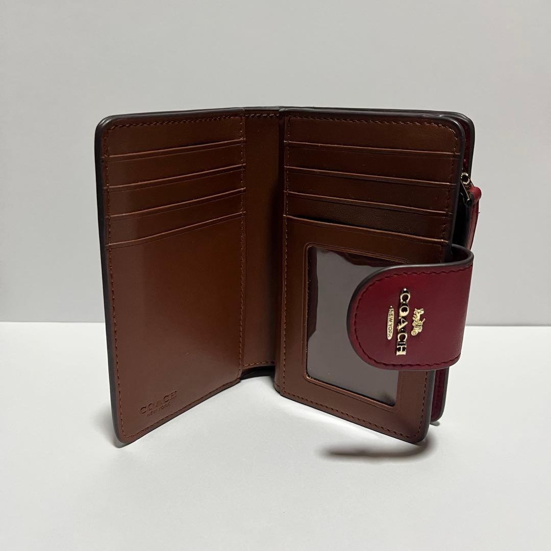 最終値下げ】COACH 財布 2つ折り 花柄 - メルカリ