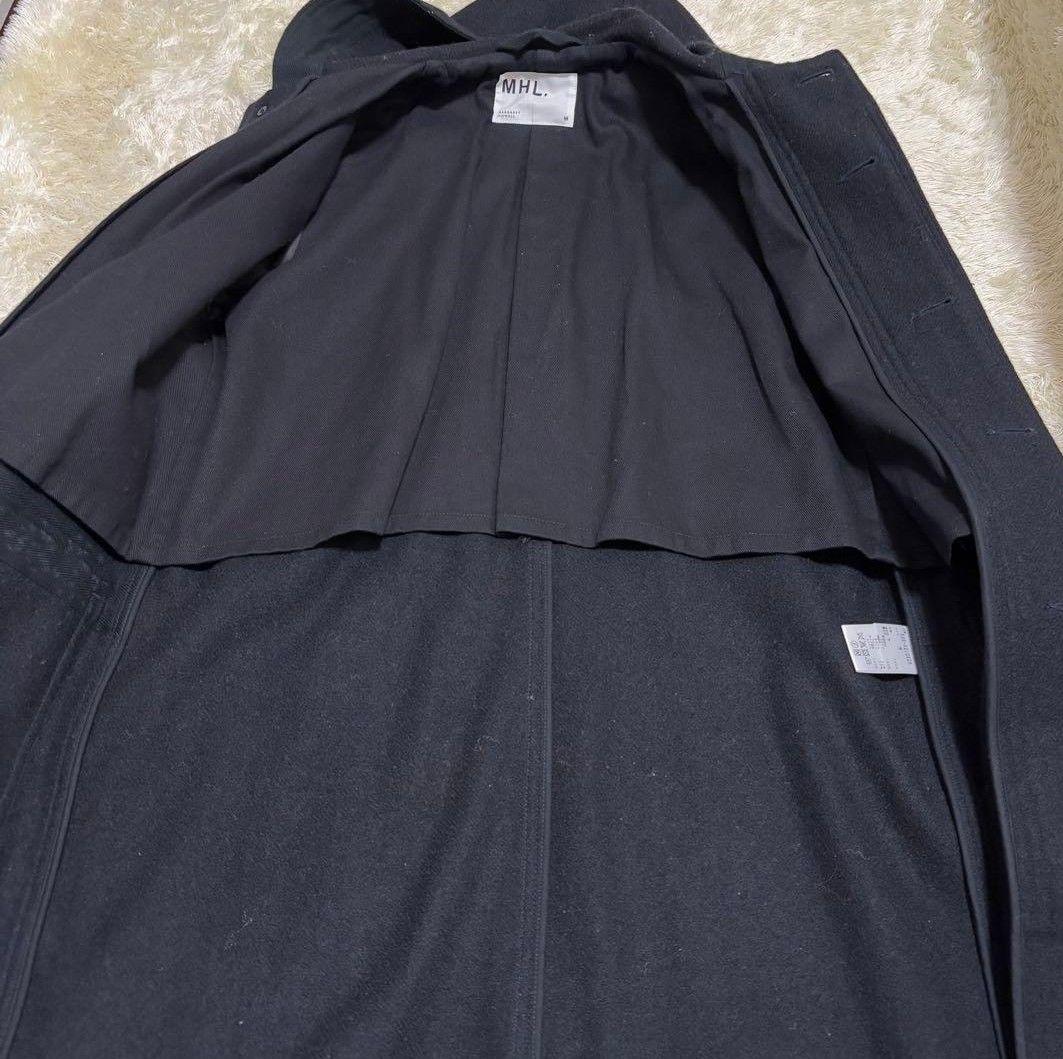 MHL. ロングコート フード付き　マーガレットハウエル　M