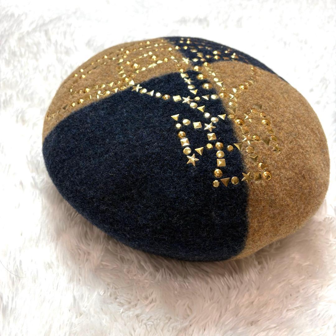 Vivienne Westwood オーブ スタッズ付き ベレー帽 S〜M