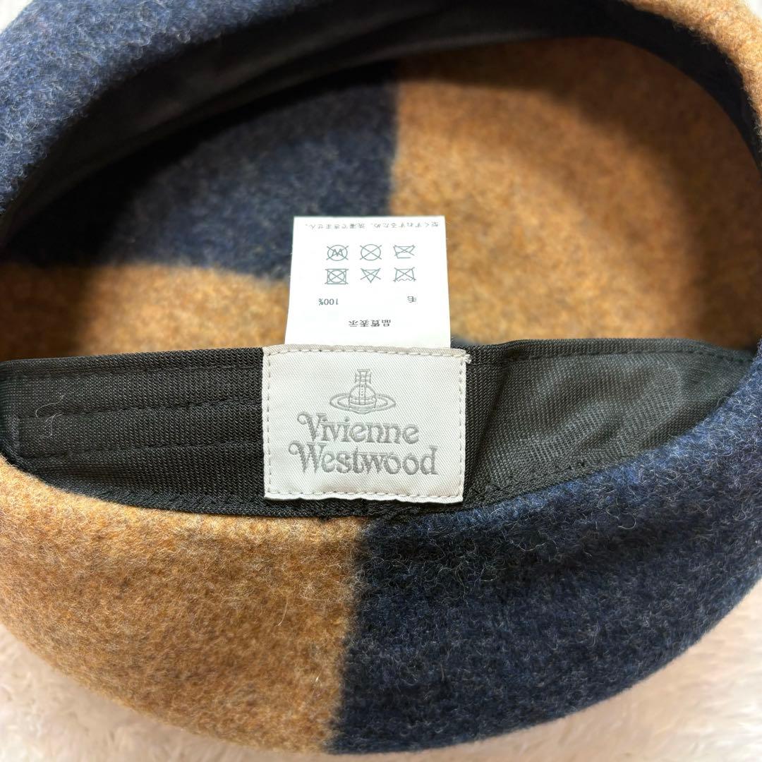 Vivienne Westwood オーブ スタッズ付き ベレー帽 S〜M