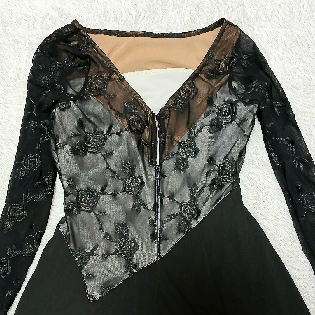 新品　Leirena　レイリーナ 社交ダンス　衣装　ワンピース ドレス 　黒