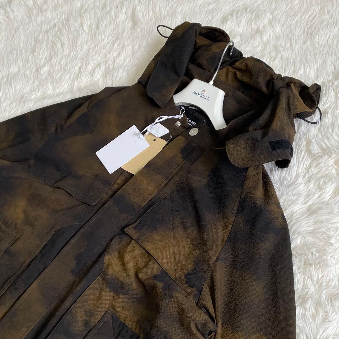 《 新品・タグ付き 》 A-COLD-WALLプリント モッズコート Lサイズ