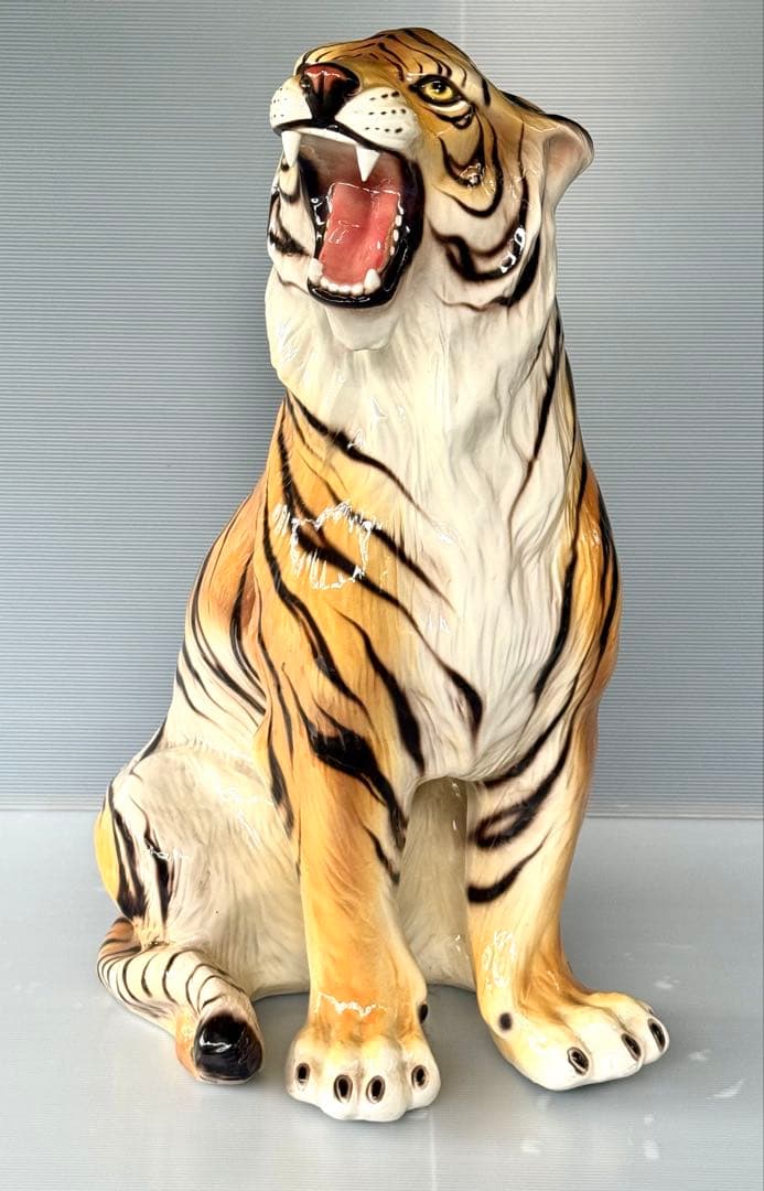 流通無し 超大型♪ 88cm タイガー トラ オブジェ 置き物