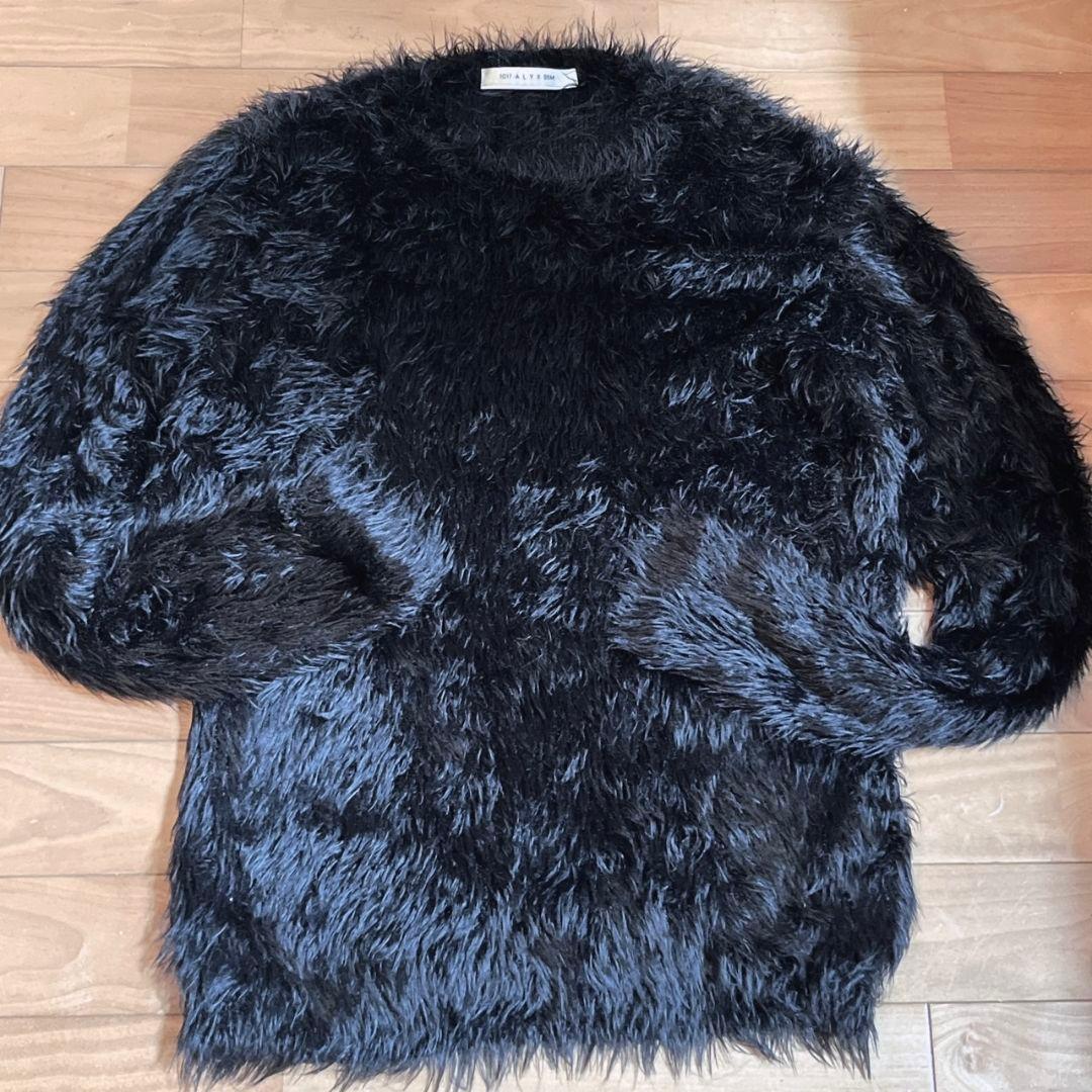 1017 alyx 9sm feather crewneck モヘアニット