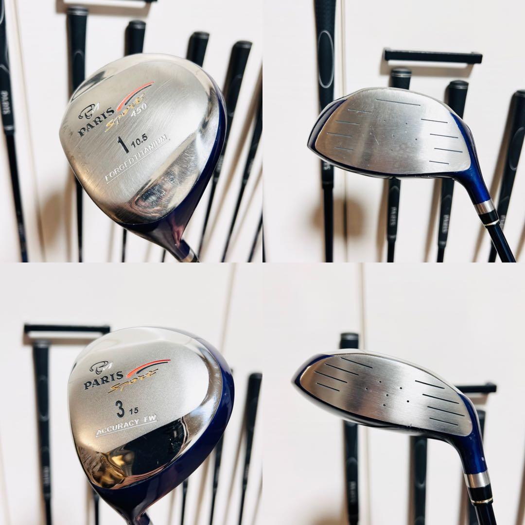 PARIS テーラーメイド 11本セット フレックスR レフティ