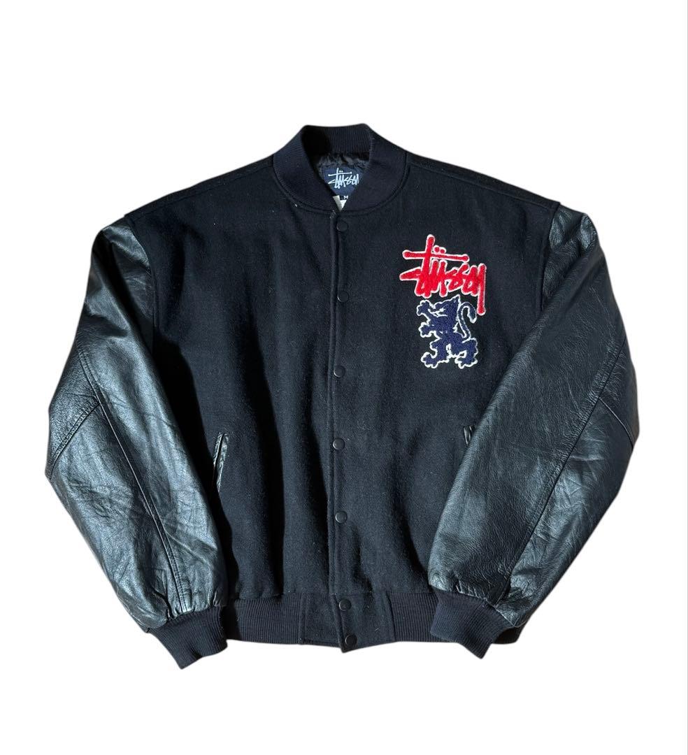 stussy オールド　ステューシー　ヴィンテージ　スタジャン 90s サイズM