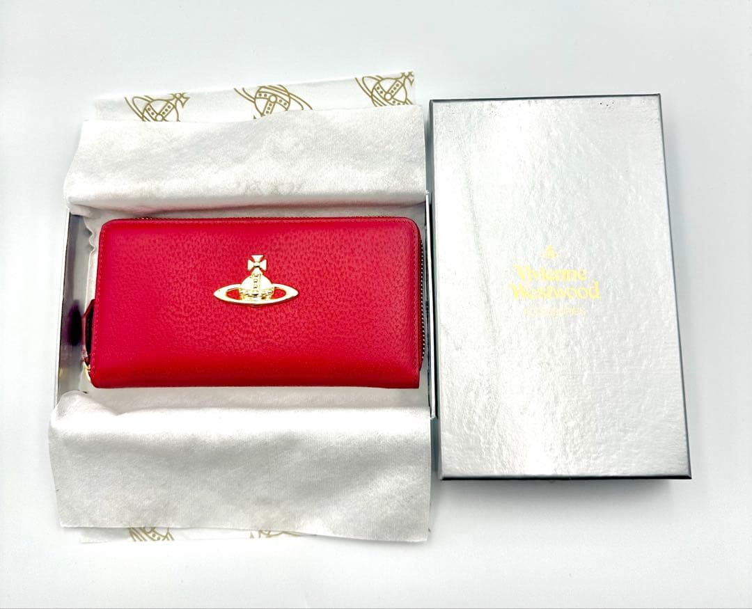 【♡新品未使用♡】Vivienne Westwood 長財布 財布 レッド 赤