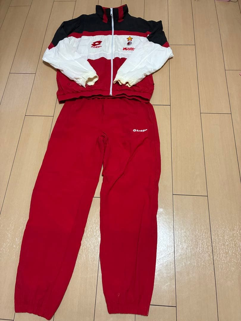 最終値下【激レアヴィンテージ】ACミラン93-94トラックジャージ上下セット