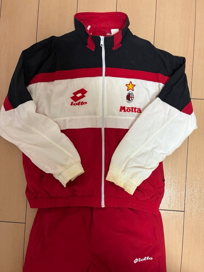 最終値下【激レアヴィンテージ】ACミラン93-94トラックジャージ上下セット