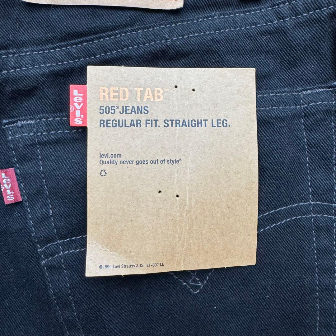 dead stock levi's 505 USA製　ブラック　W34 L32