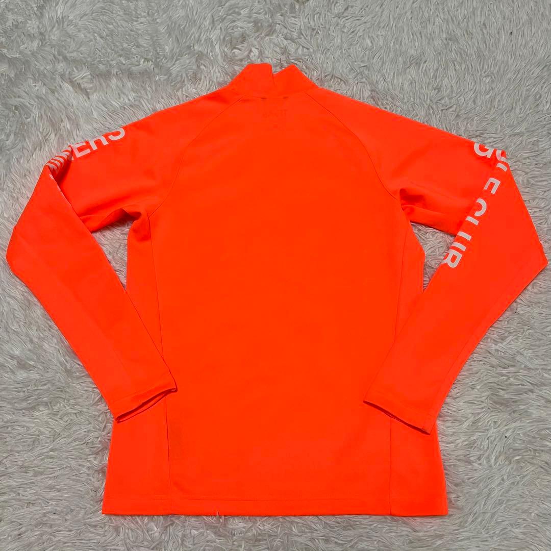 激レア TFW49 モックネック ロングスリーブ オレンジ ゴルフ Sサイズ