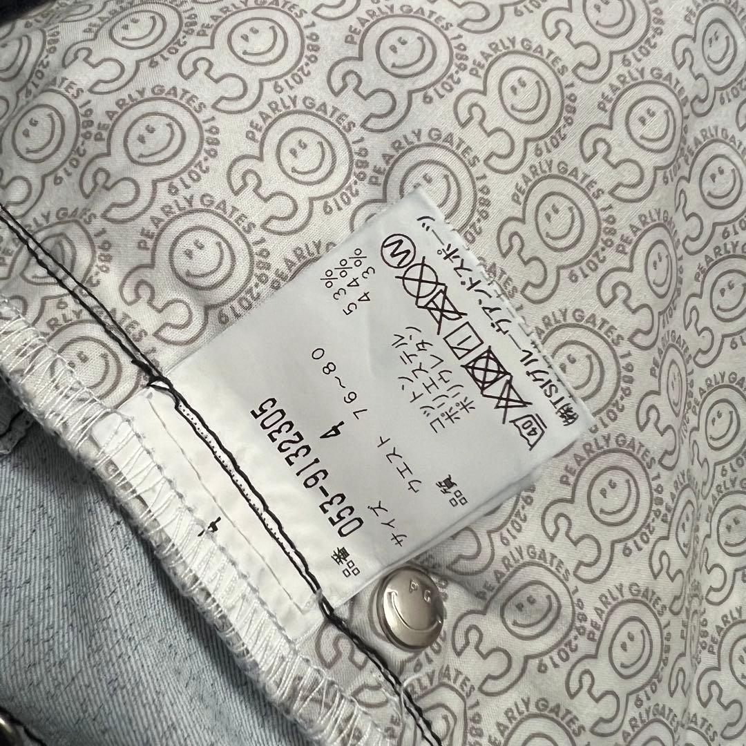 Pearlygates パーリーゲイツ　セットアップ　シャツ　パンツ　総柄　M