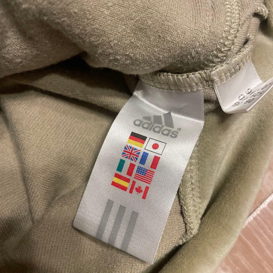 adidas トラックジャケット ベロア ベージュ ブラウン Mサイズ ジャージ