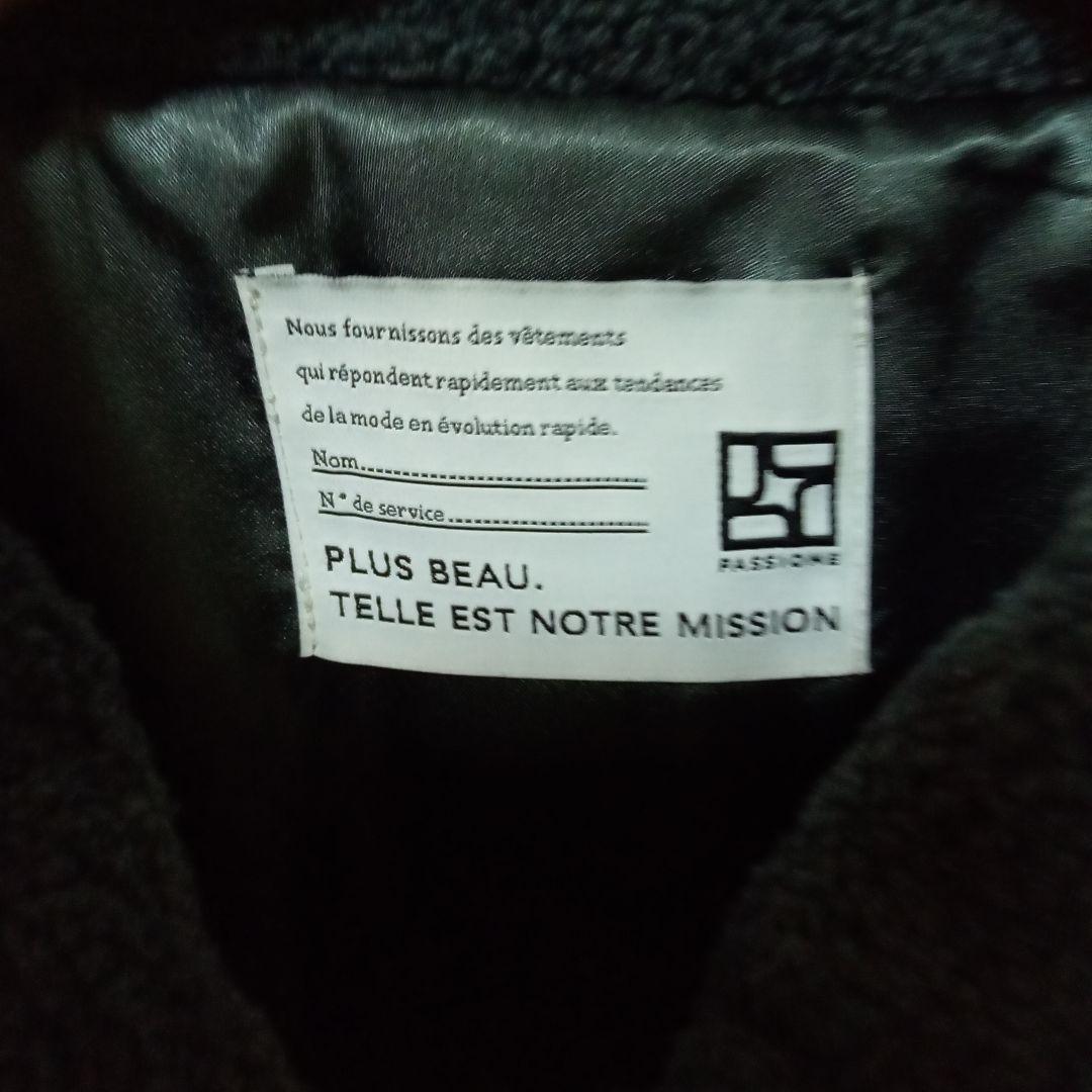 美品❢パシオーネ　ボアショートコート　ポンチョ　テディベア