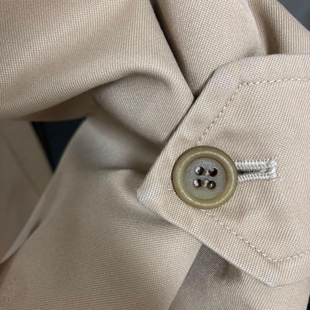 バーバリー　ステンカラーコート　一枚袖