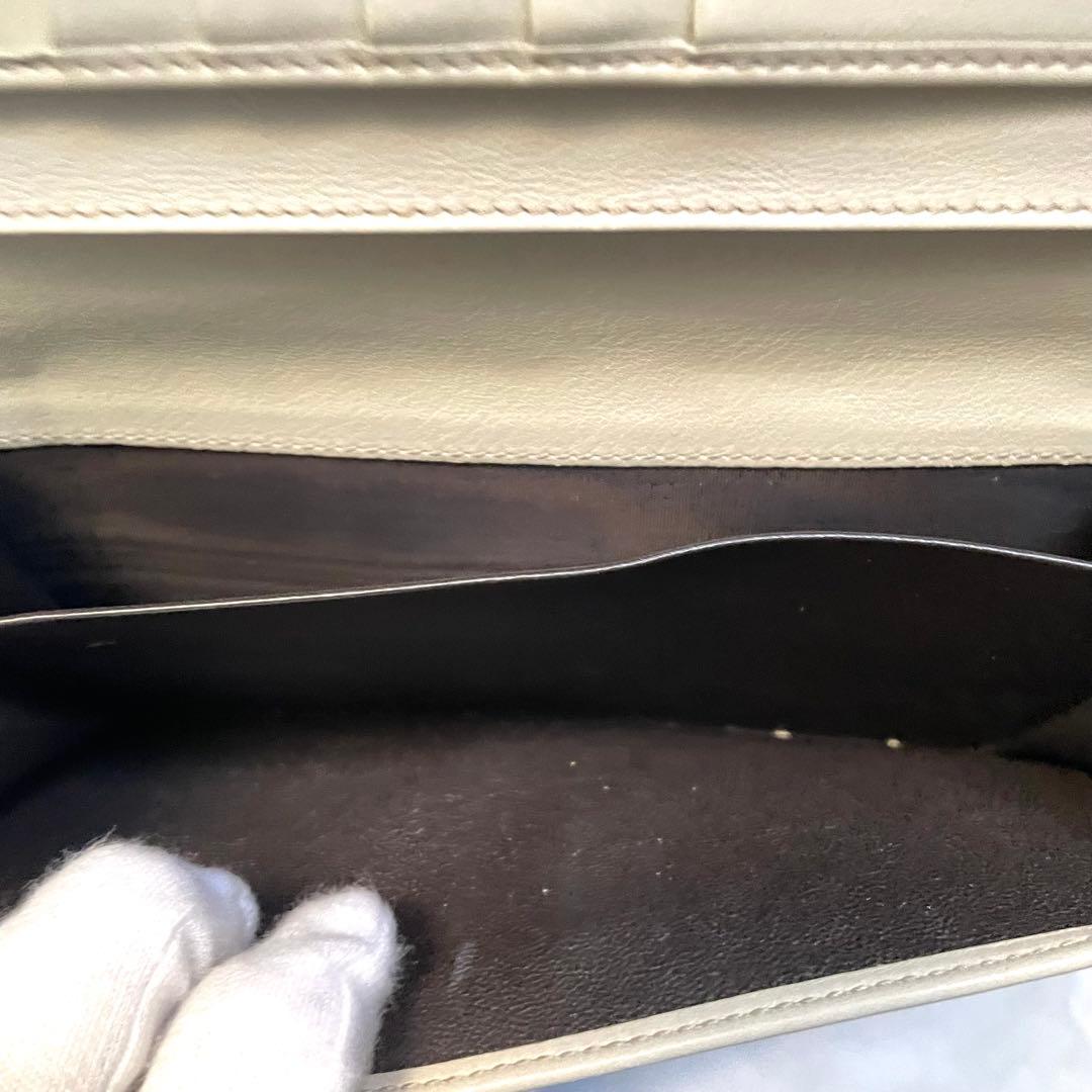 GUCCI グッチ　ラブリーハート シマレザー　GG柄　長財布　0109-④