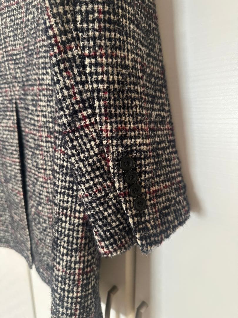 格安『EPOCA UOMO エポカウォモ』チェスターコート ツイード Mサイズ