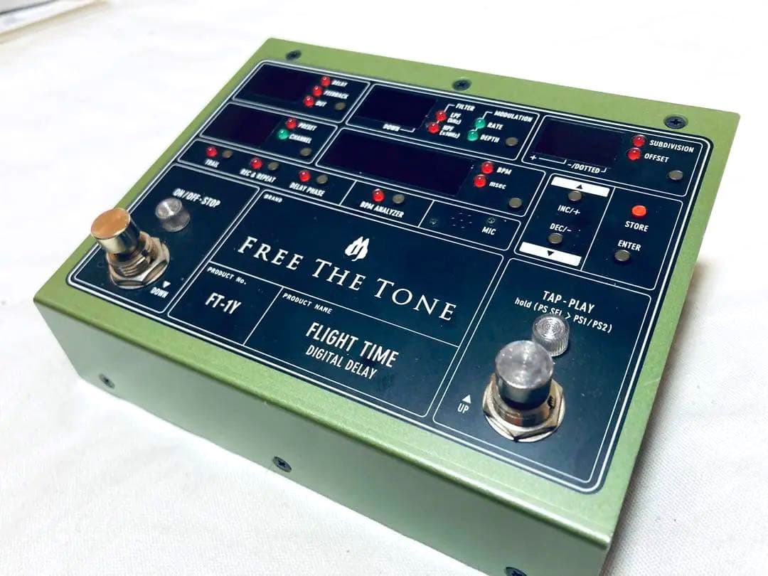 ギター Free The Tone FLIGHT TIME FT-2Y Delay
