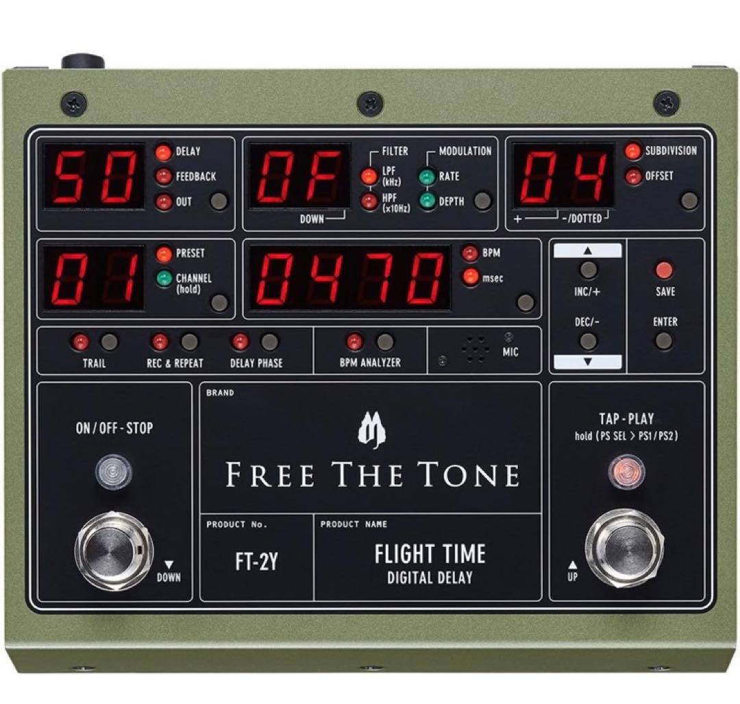 ギター Free The Tone FLIGHT TIME FT-2Y Delay