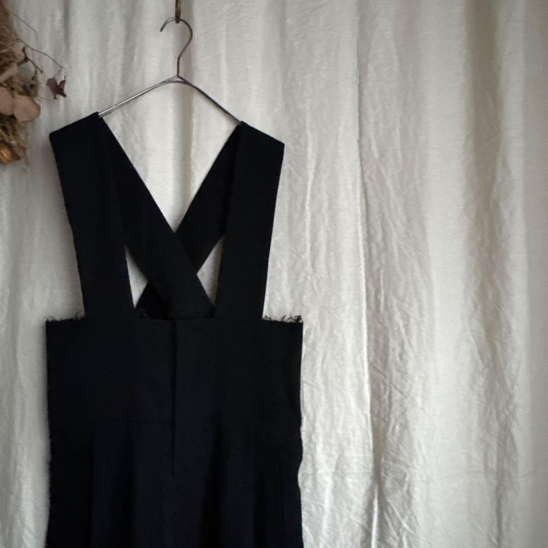 コムデギャルソン AD2016 ウールギャバジン サロペット オーバーオール