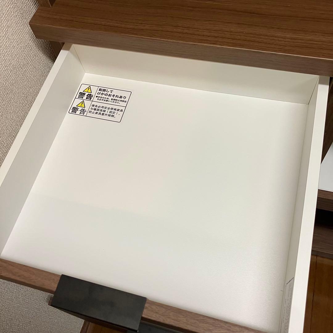 ニトリ キッチンボード食器棚 エトナ ミドルブラウン 送料込み即日発送