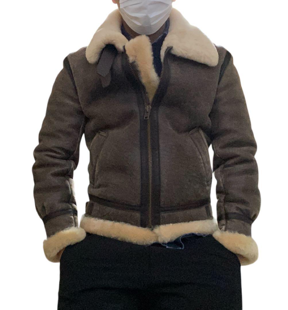 【美品】freedom B-3 ムートンフライトジャケット メンズ