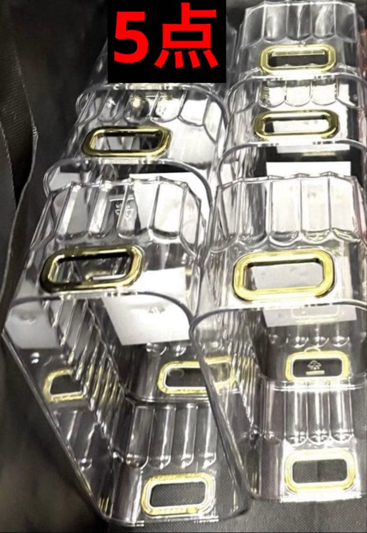 スリーピー　THREEPPY 収納ケース　クリアゴールド　大&中　各5 計10点