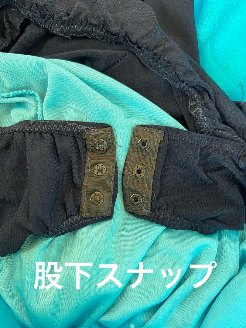 紺色 社交ダンス用ドレス　M 競技会デモ パーティー