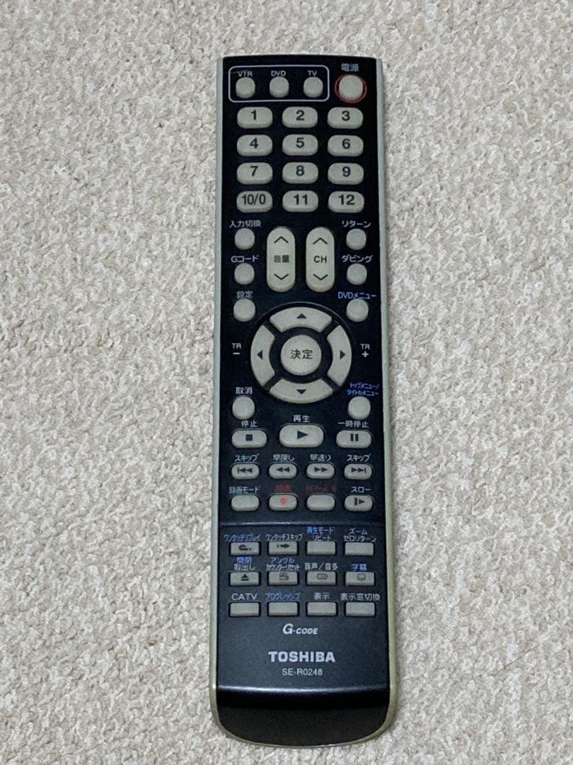 東芝VTR一体型DVDレコーダー　D-VR5