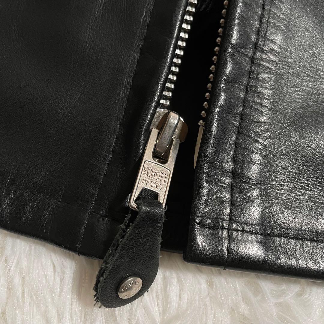 ショット ライダースジャケット レザージャケット 643