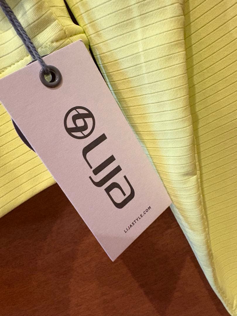 新品 LIJAリージャ RallyTopラリートップ テニス 長袖Tシャツ M