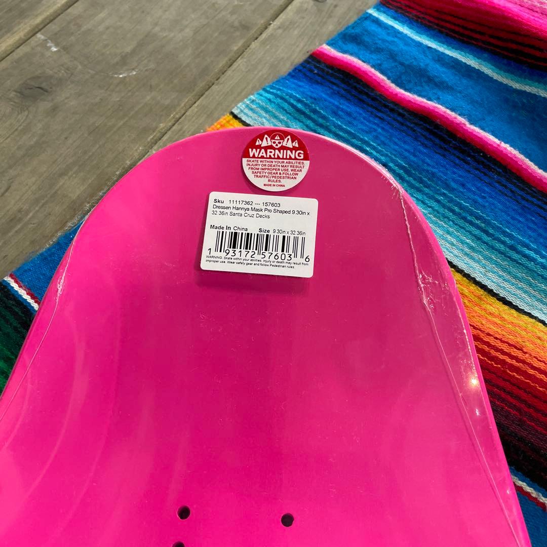 Santa Cruz HannyaMaskスケボーデッキ9.3×32.3インチ