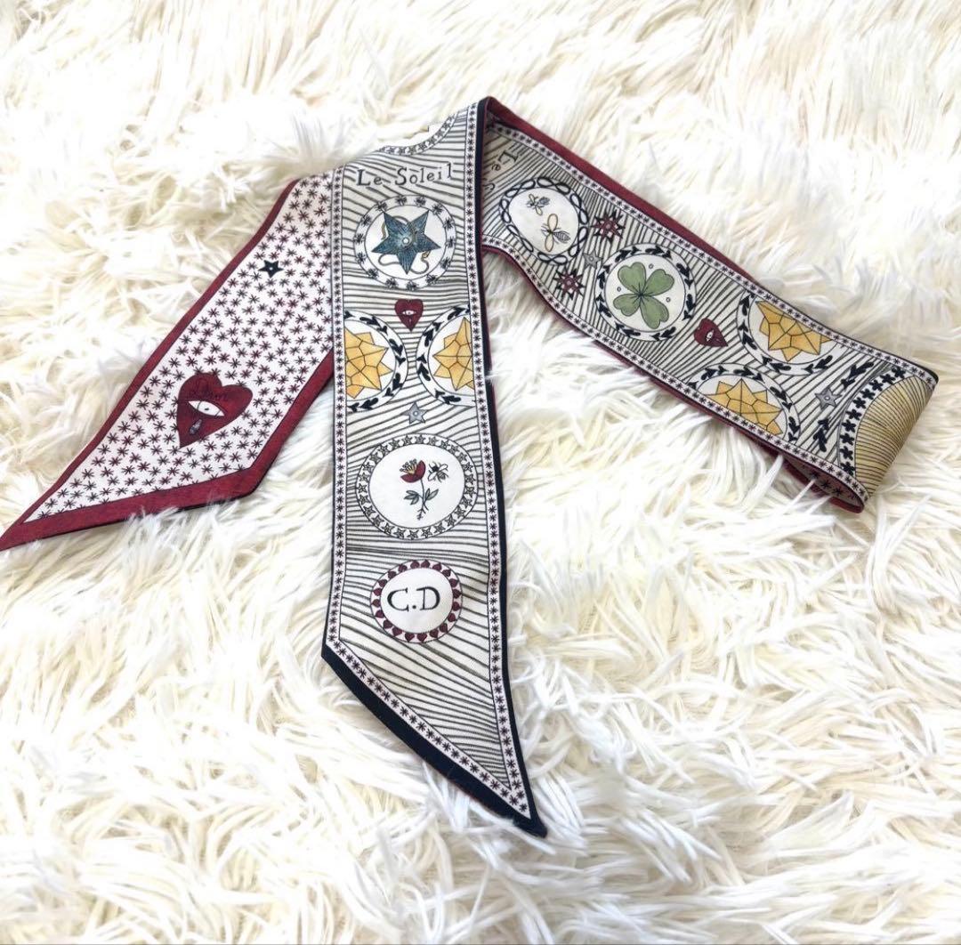 め*。様 ディオール　スカーフ《Le Soleil 》ミッツァ タロット柄