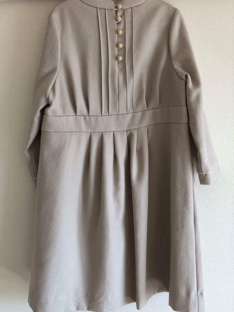 【美品】ミナペルホネン セレモニーワンピースyula 130cm 入学式七五三