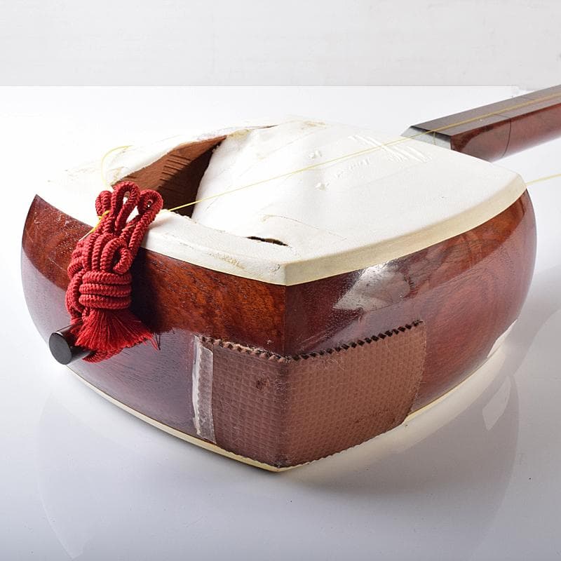 和楽器 弦楽器 菊忍 唐木紫檀棹 三味線 PAT.J刻印 M R8103B - メルカリ