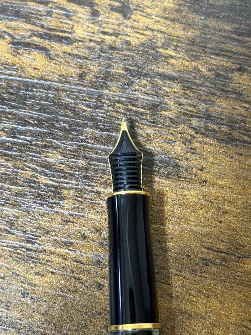 試筆のみ　18金　ゴールド　マーブル　パーカー　ソネット　コンバーター付き