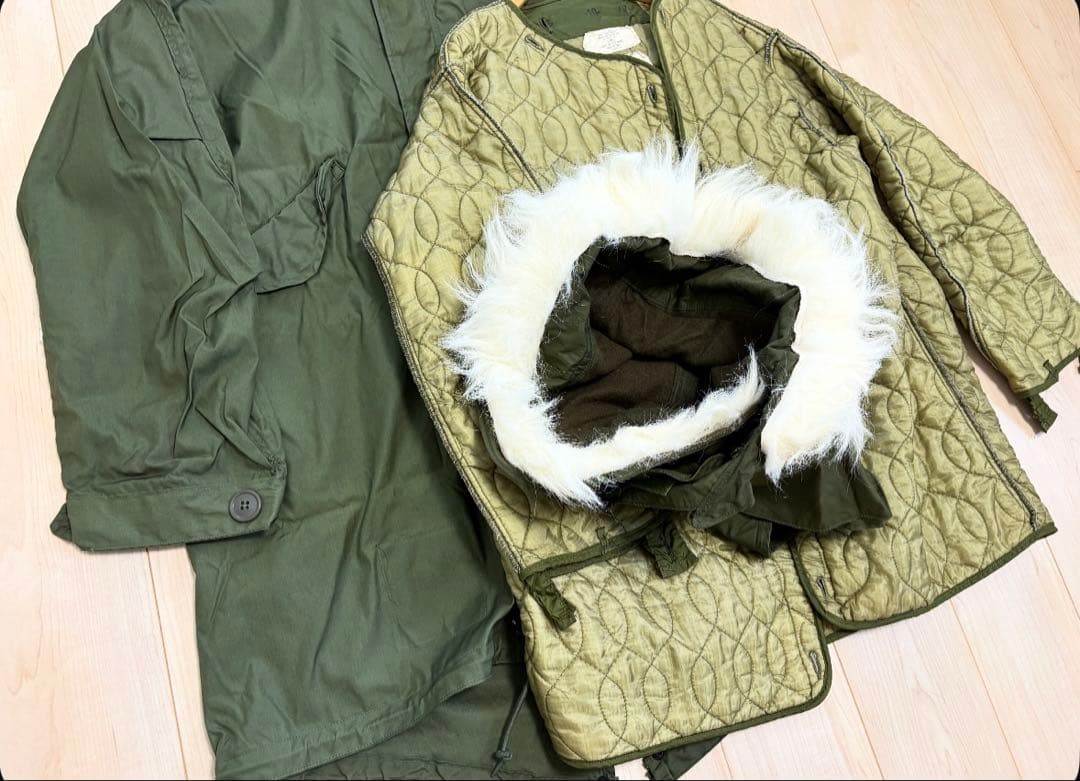 X-SMALLデッドストック 1968アルミジッパー　M-65 フィッシュテール