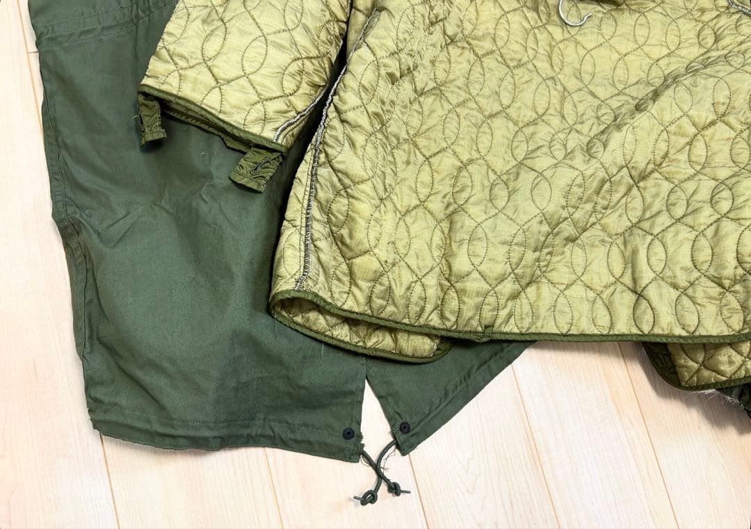 X-SMALLデッドストック 1968アルミジッパー　M-65 フィッシュテール