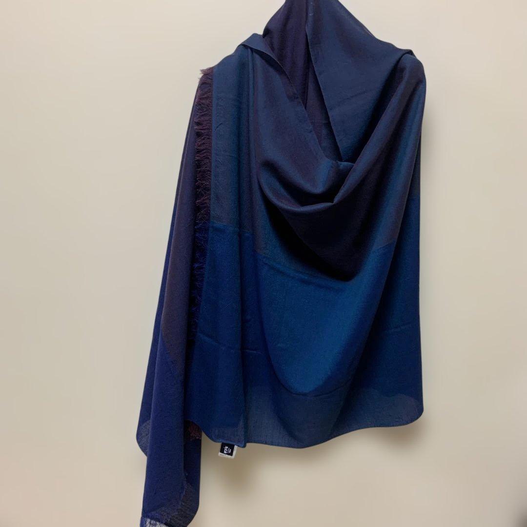 石見銀山　群言堂　新作　玉虫色　大判ストール