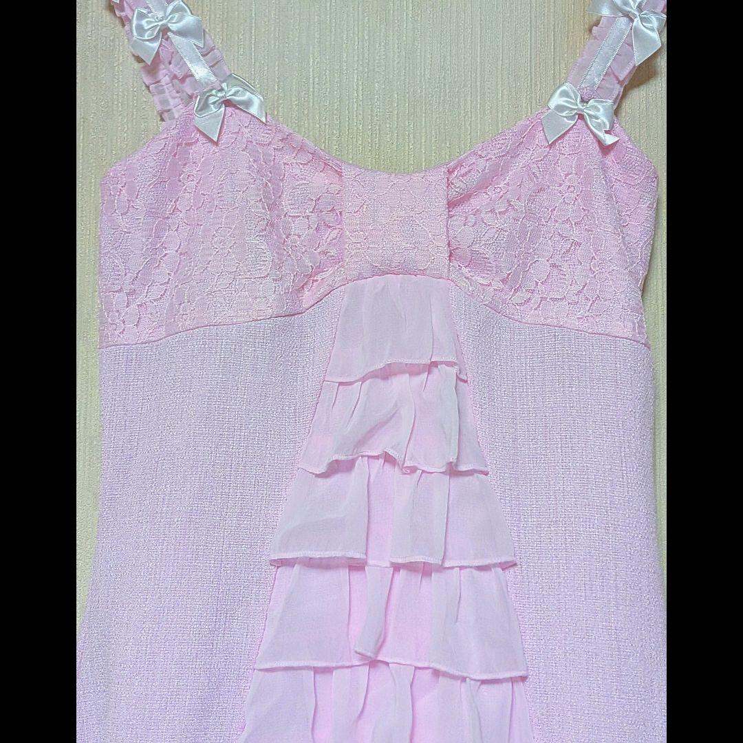 ラパフェ ✫ バッスル デザイン 姫 ワンピース　レア　希少　ゆめかわ　ドレス