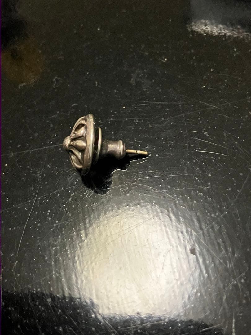 CHROME HEARTS フラワーモチーフ ピアス(片耳用)