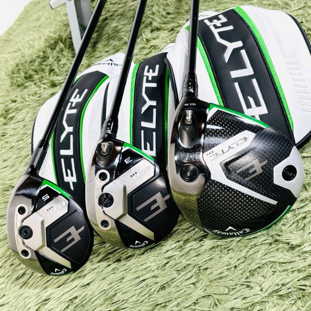 キャロウェイ エリート トリプルダイヤモンド ウッド3本セット メンズゴルフ