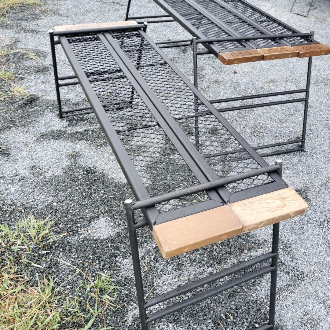 DOD テキーラテーブル　プレート2＋3プレート＋脚＋収穫バックのセット