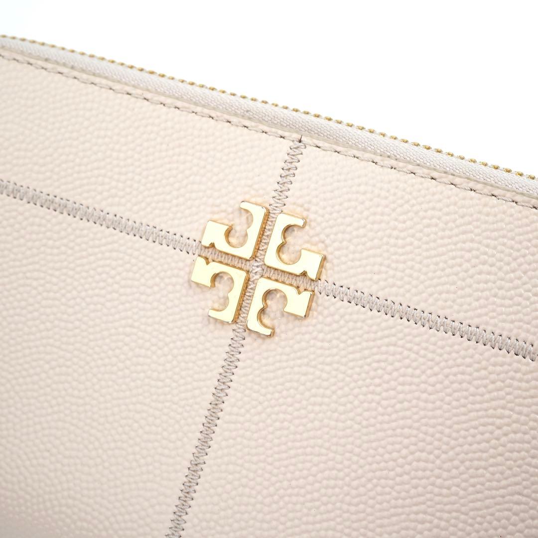 ✨未使用展示品✨　TORY BURCH 長財布　Tロゴ　ラウンドファスナー　刻印