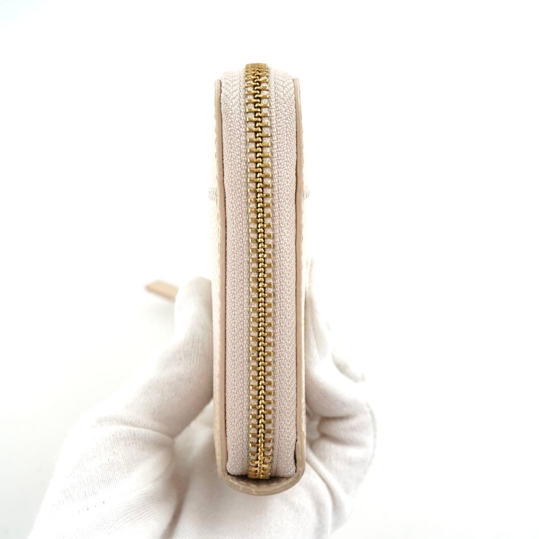 ✨未使用展示品✨　TORY BURCH 長財布　Tロゴ　ラウンドファスナー　刻印