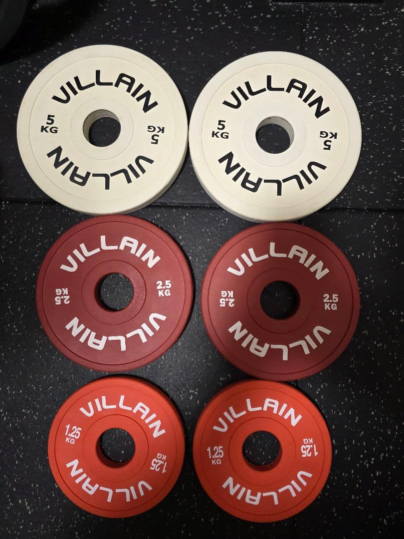 【VILLAIN FITNESS】ウェイトリフティング用チェンジプレート