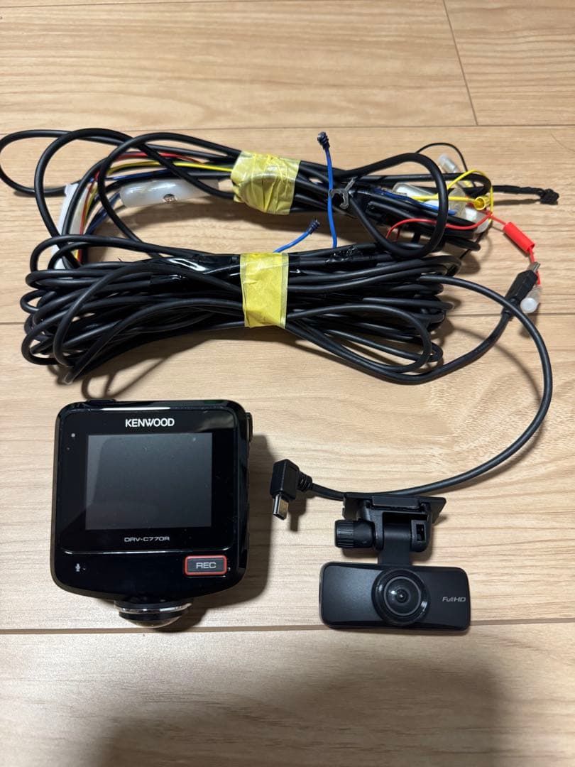 ケンウッドKENWOOD DRV-C770R ドライブレコーダー　前後カメラ