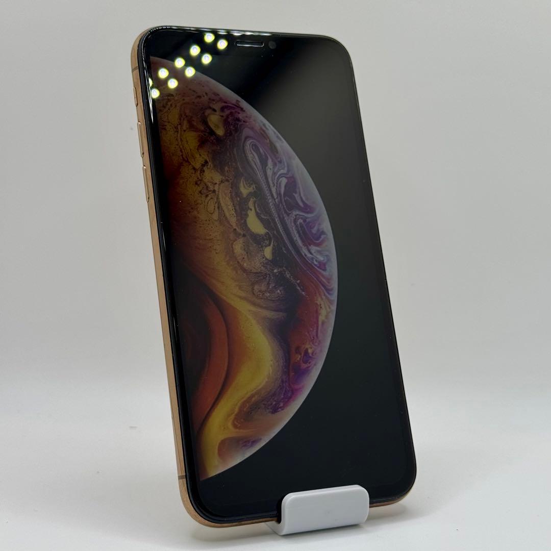 iPhone XS 256GB バッテリー100% ゴールド - メルカリ